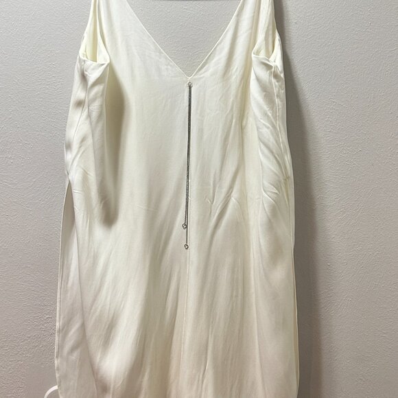 T Alexander Wang Sleeveless V-Neck Chain Detail Swing Dress - Picture 4 of 9